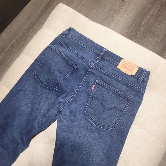 LEVI'S Unisex 511 Slim Stretch Left Side Zip Pocket Denim Blue Jeans W 29 L 29 - Picture 4 of 12